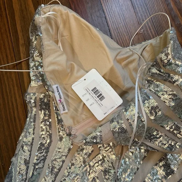 Dainty Hooligan Cross Roads Sequin Mini Dress color - Picture 3 of 6